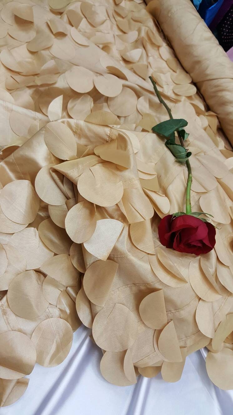Gold Geometric Taffeta