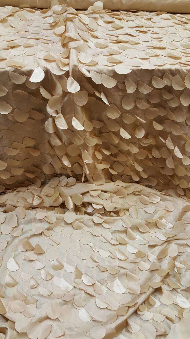 Gold Geometric Taffeta