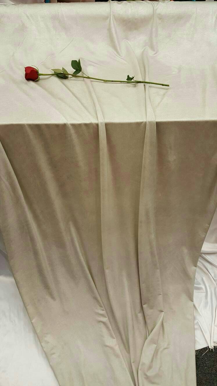 Stretch Spandex Fabric Silver