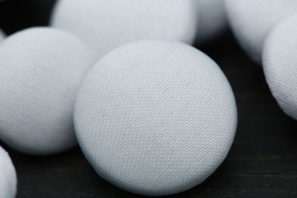 Bridal Satin Metal Backing Button