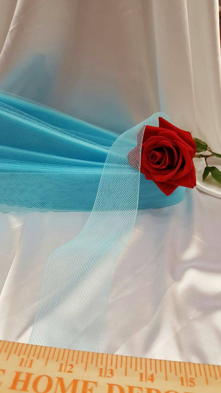 Horsehair Braid Crinoline Trim Turquoise