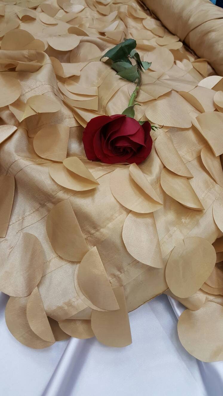 Gold Geometric Taffeta