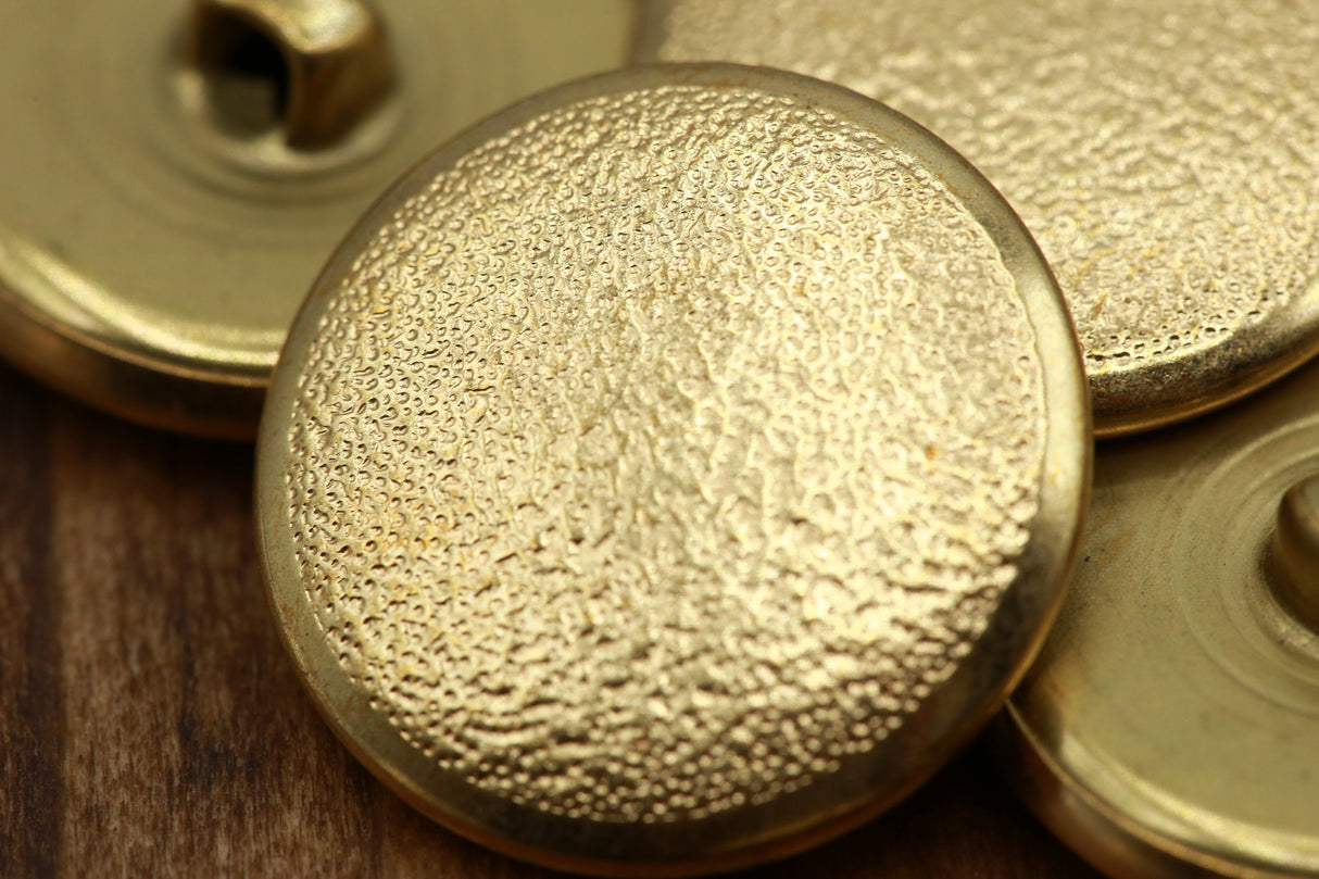 Gold Metal Shank Button 36L