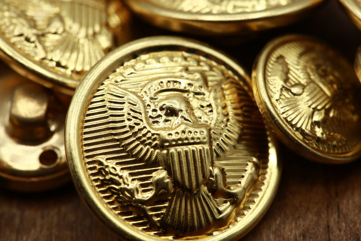 Eagle Shank Button Gold