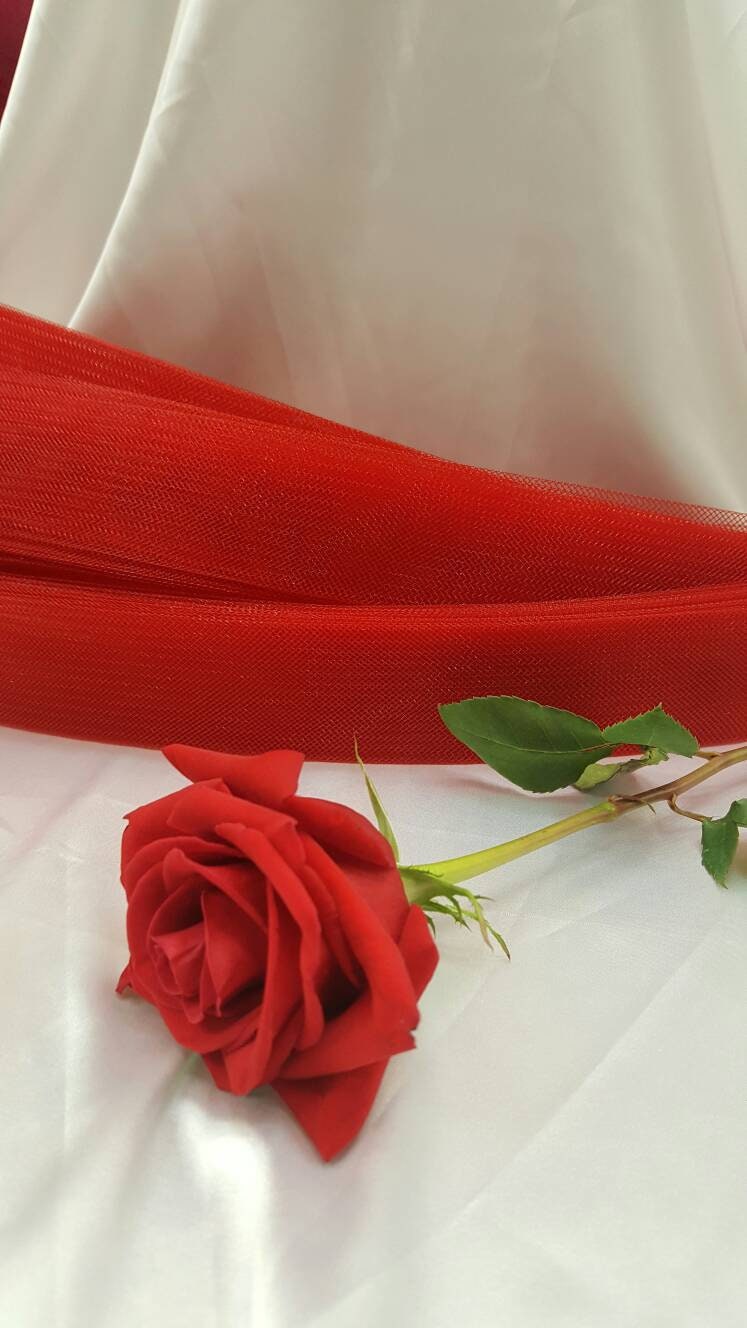 Horsehair Braid Crinoline Trim Red