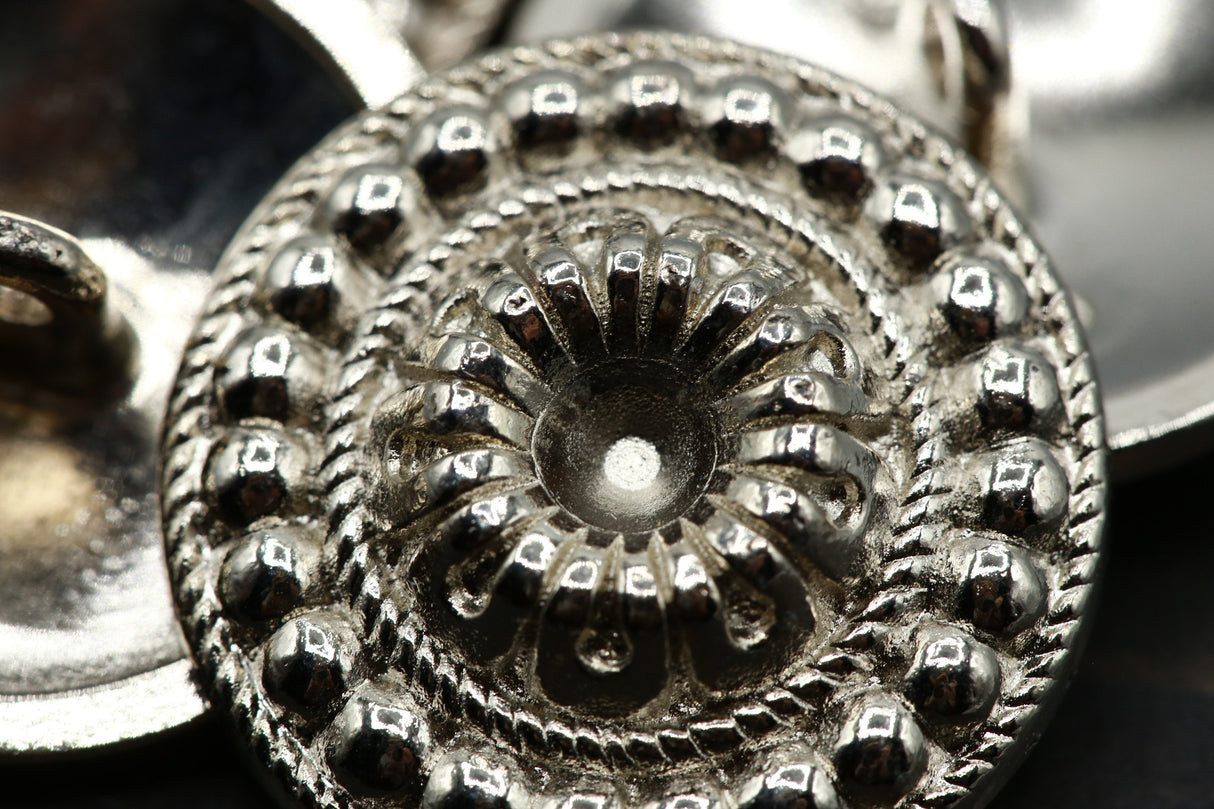 Metal Shank Button Silver 44L