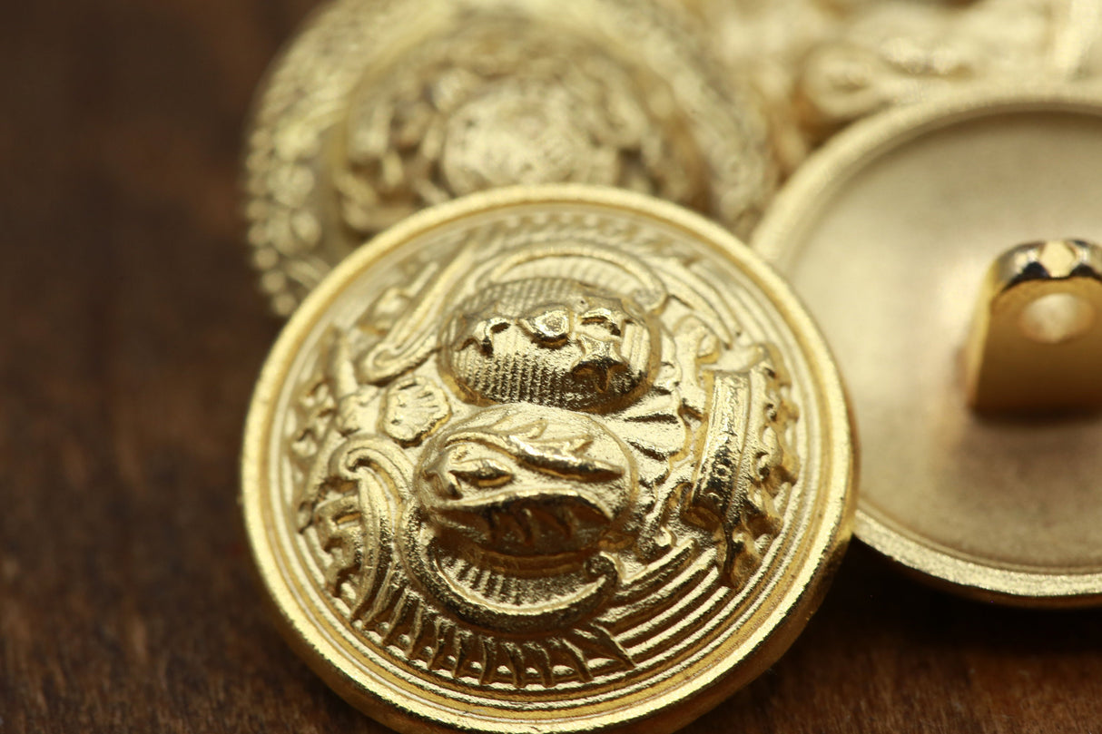 Gold Shank Button 32L 20mm