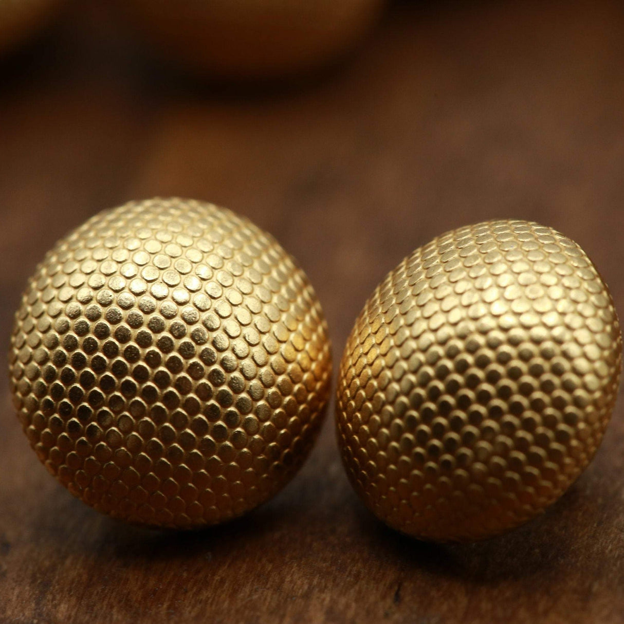 Gold Metal Shank Button 22L 14mm