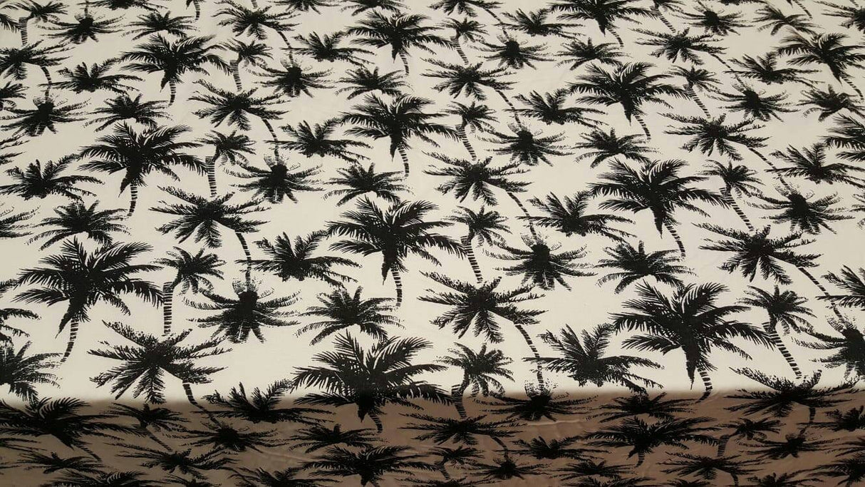 Rayon Challis Palm Print