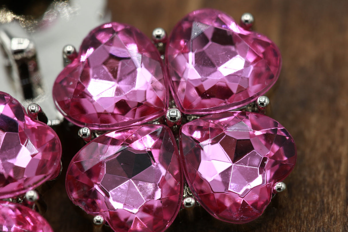 Flower Shank Button Acrylic 36L 23mm