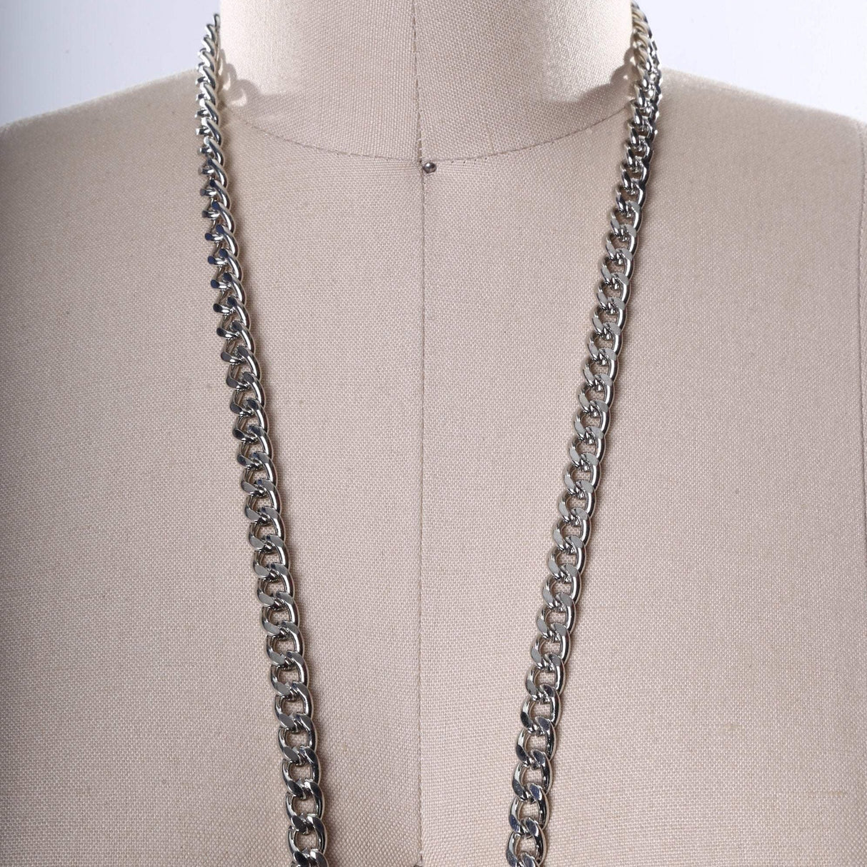 Metal Chain Trim 6mm Silver