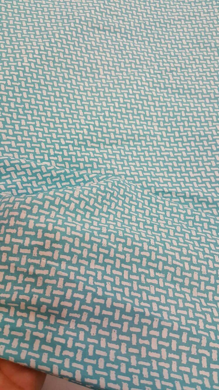 Rayon Challis Japanese Inspired Print Sage Off White