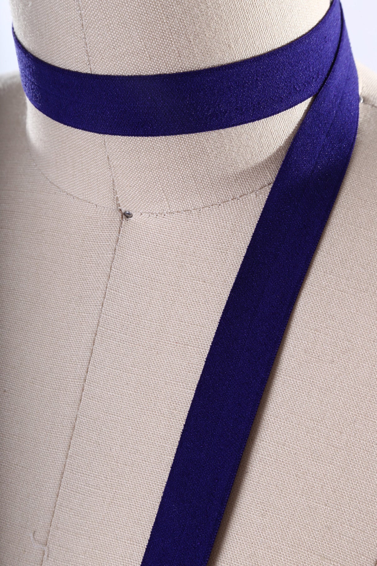 Fold Over Elastic Dark Purple 5/8"