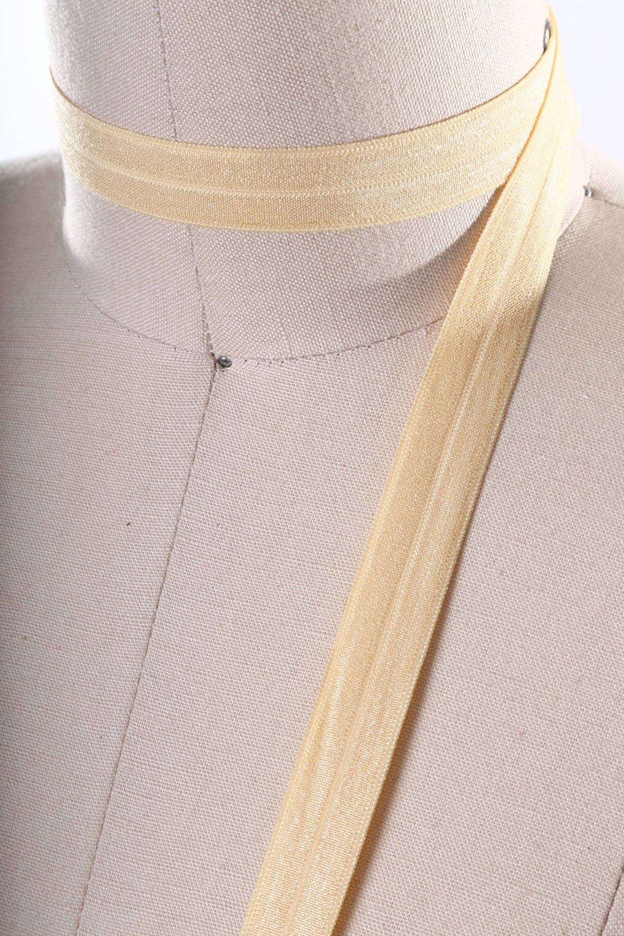Fold Over Elastic Trim Butter Yellow 5/8
