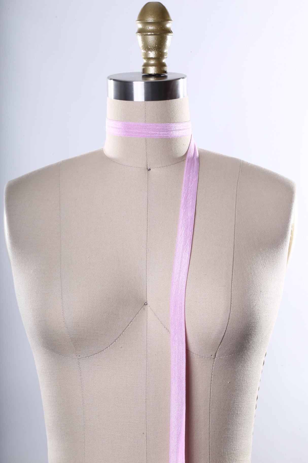 Fold Over Elastic Trim 5/8" Baby Pink
