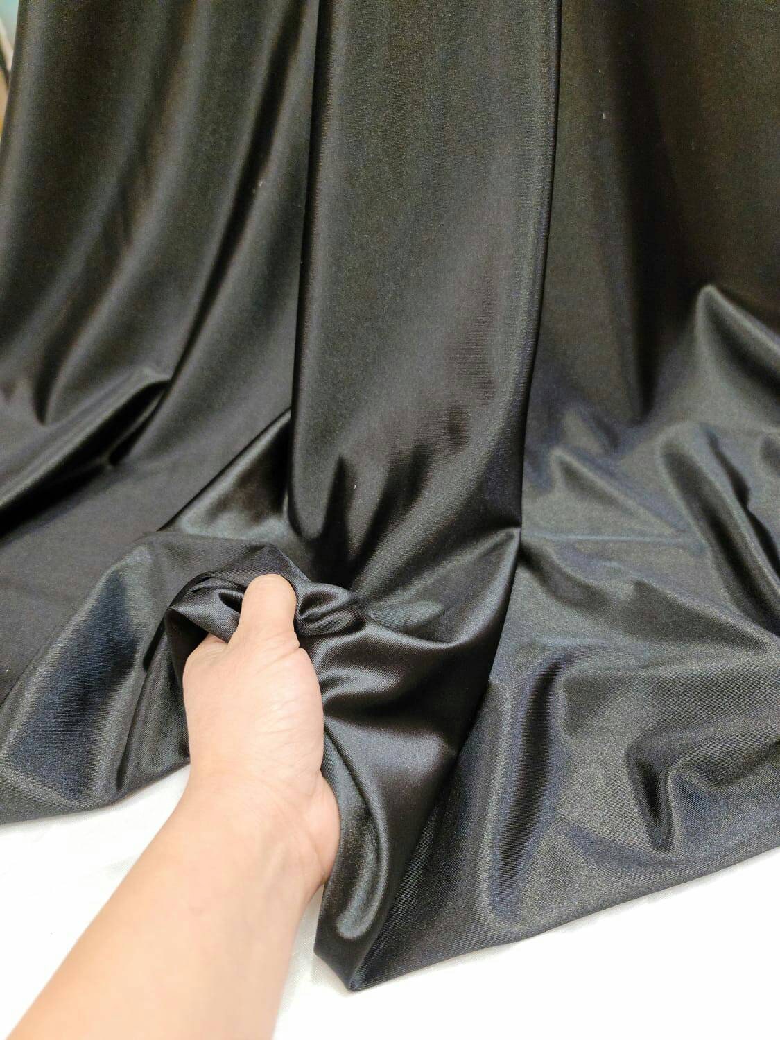 Black Stretch Nylon Spandex Fabric
