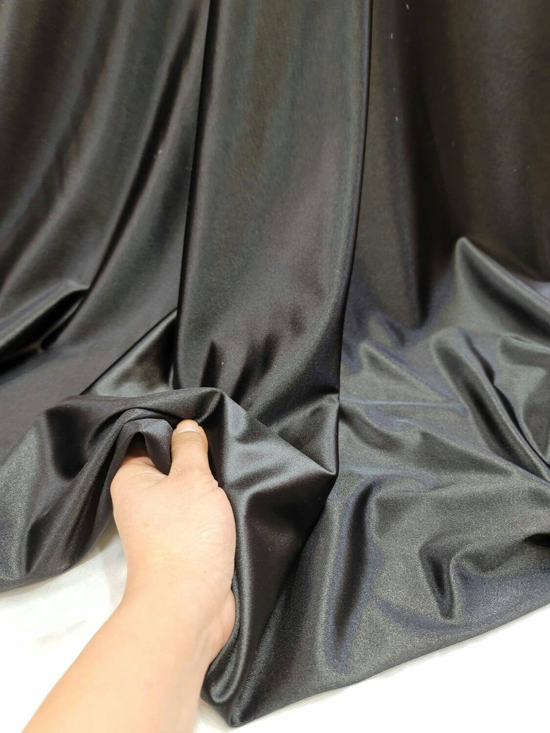 Black Stretch Nylon Spandex Fabric