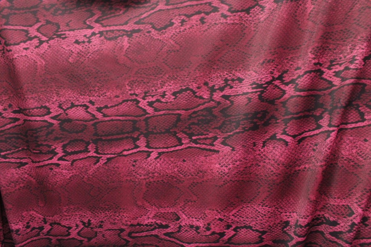 Rattle Snake Spandex Fabric - Snake Print, 58"/60" Width (1 Yard)
