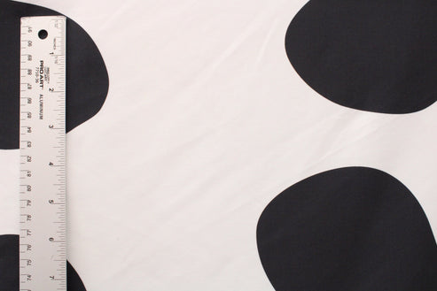 1 Yard Large Cow Print Spandex Fabric Four Way Stretch Animal Pattern Swimwear Costume Material 58"/60" Width