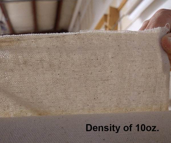 Natural Cotton Canvas 10 Oz Cotton Fabric - Natural, Heavyweight, 60" Width
