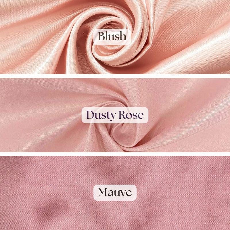 Premium Mikado Satin Fabric - Dense Twill Weave, Textured Satin, 58/60" Width (1 Yard)