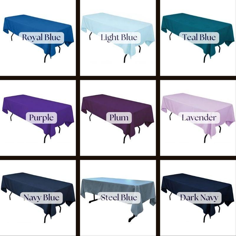 Polyester Tablecloth - Rectangular, 60" X 108"