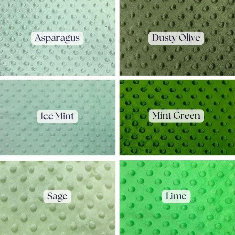 Minky Dot Polyester Fabric - Soft Dimple Polka Dot, 60" Width