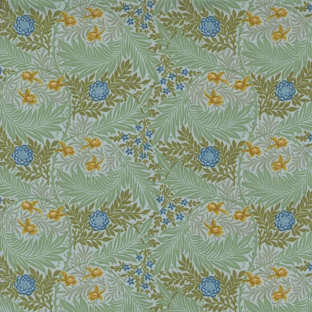 Quilting Cotton Morris Manor Sky Barbara Brackman Moda