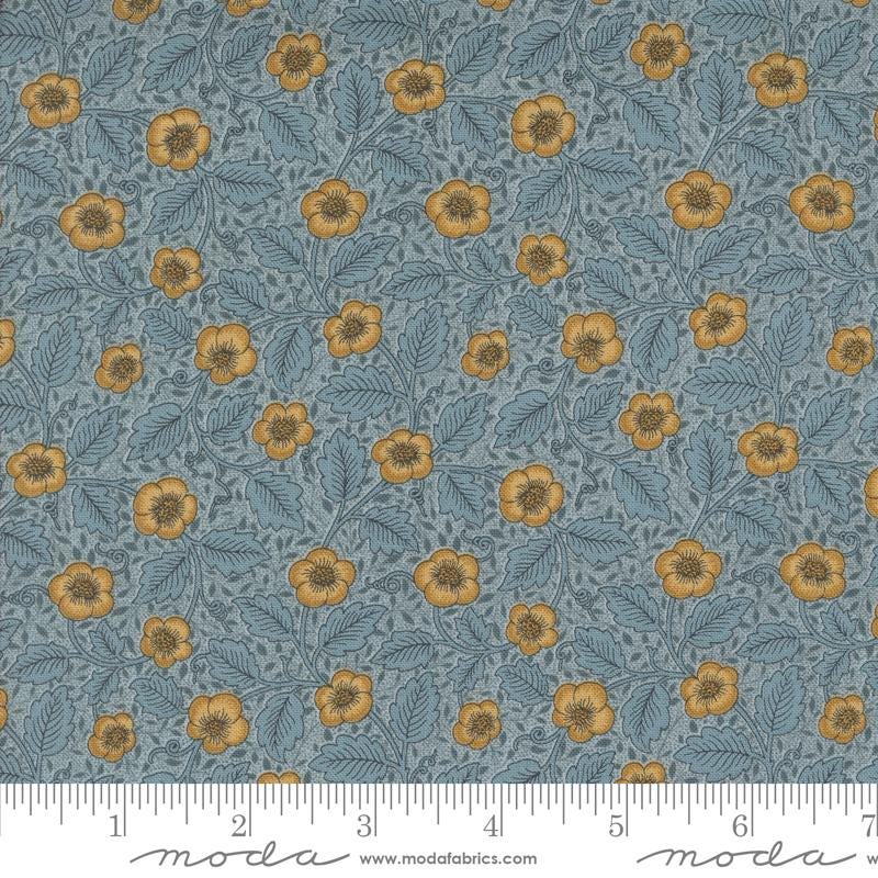 Quilting Cotton Morris Manor Sky Moda