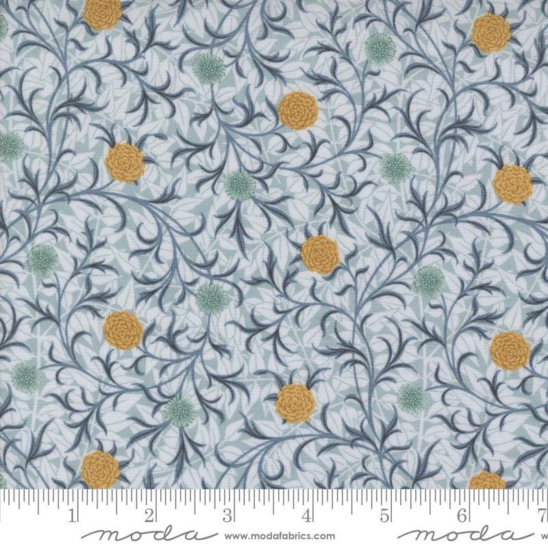 Quilting Cotton Morris Manor Sky Floral Moda