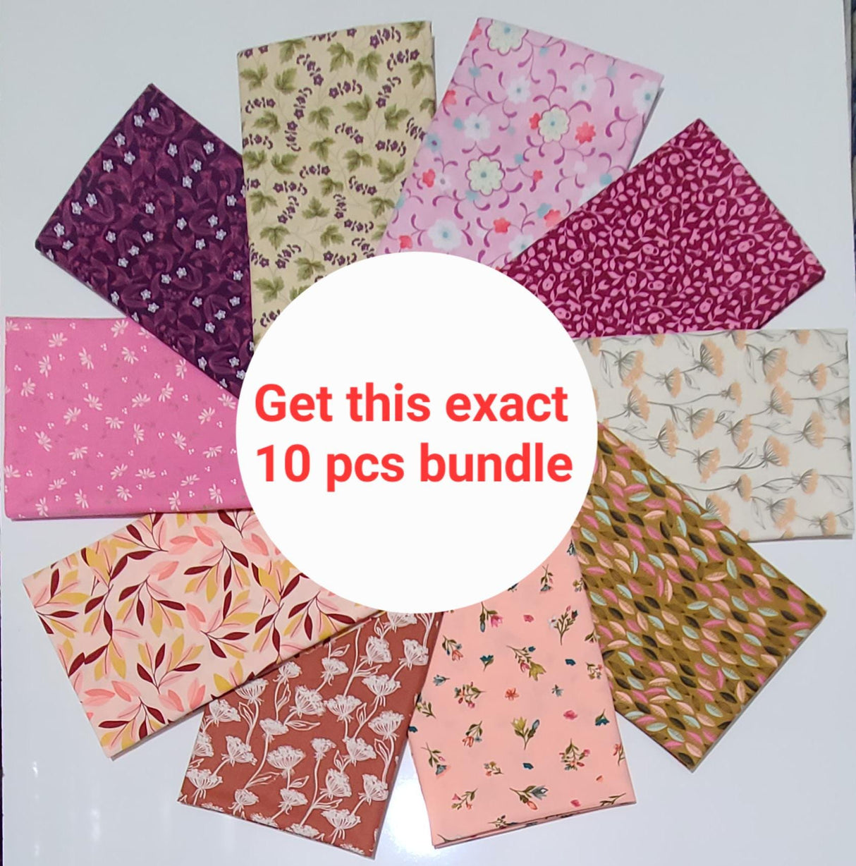 Fat Quarter Bundle 100% Cotton Moda Fabrics