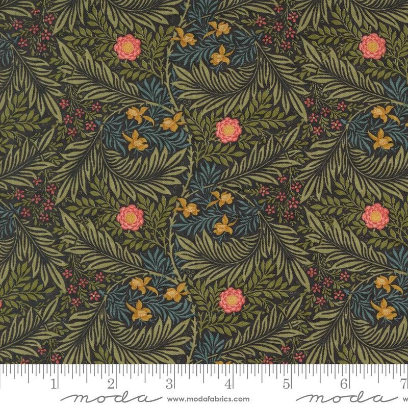 Quilting Cotton Morris Manor Ebony Barbara Brackman Moda