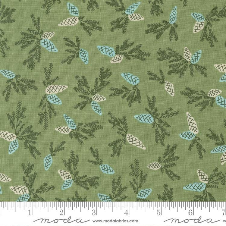 Quilting Cotton Good News Great Joy Eucalyptus Moda