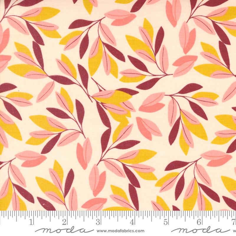 Quilting Cotton Willow Leaves Blush 36061 15 Moda