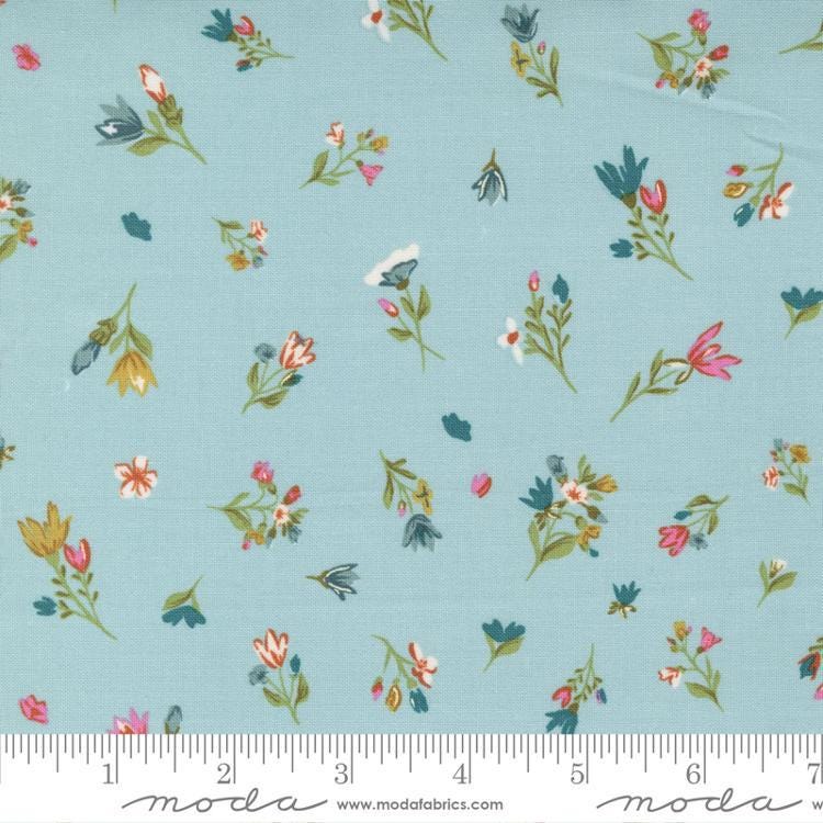 Quilting Cotton Songbook A New Page Mist Moda