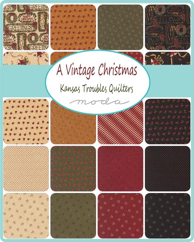 Fat Quarter Bundle A Vintage Christmas Moda