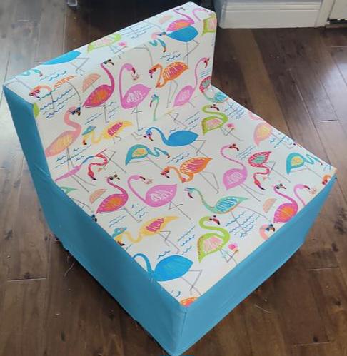 Outdoor Fabric Solarium Novelty Flamingo 54" Wide Polyester