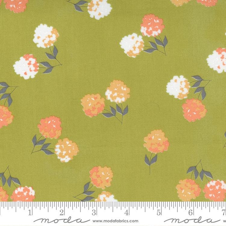 Quilting Cotton Cozy Up Moss by Corey Yoder