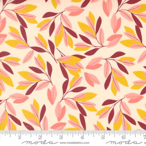 Quilting Cotton Willow Leaves Blush 36061 15 Moda