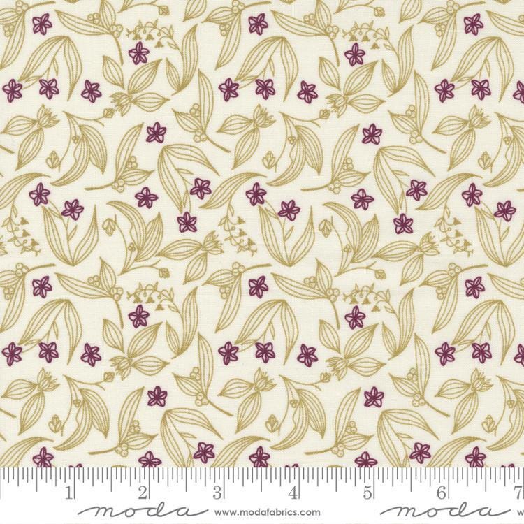 Quilting Cotton Wild Meadow Porcelain Floral Moda