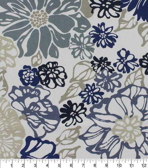 Cotton Canvas Richloom Invigorate Seaside Floral 44/45" Wide