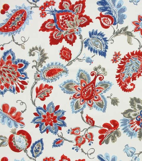 Cotton Canvas Fabric Bijoux Federal Jacobean Richloom