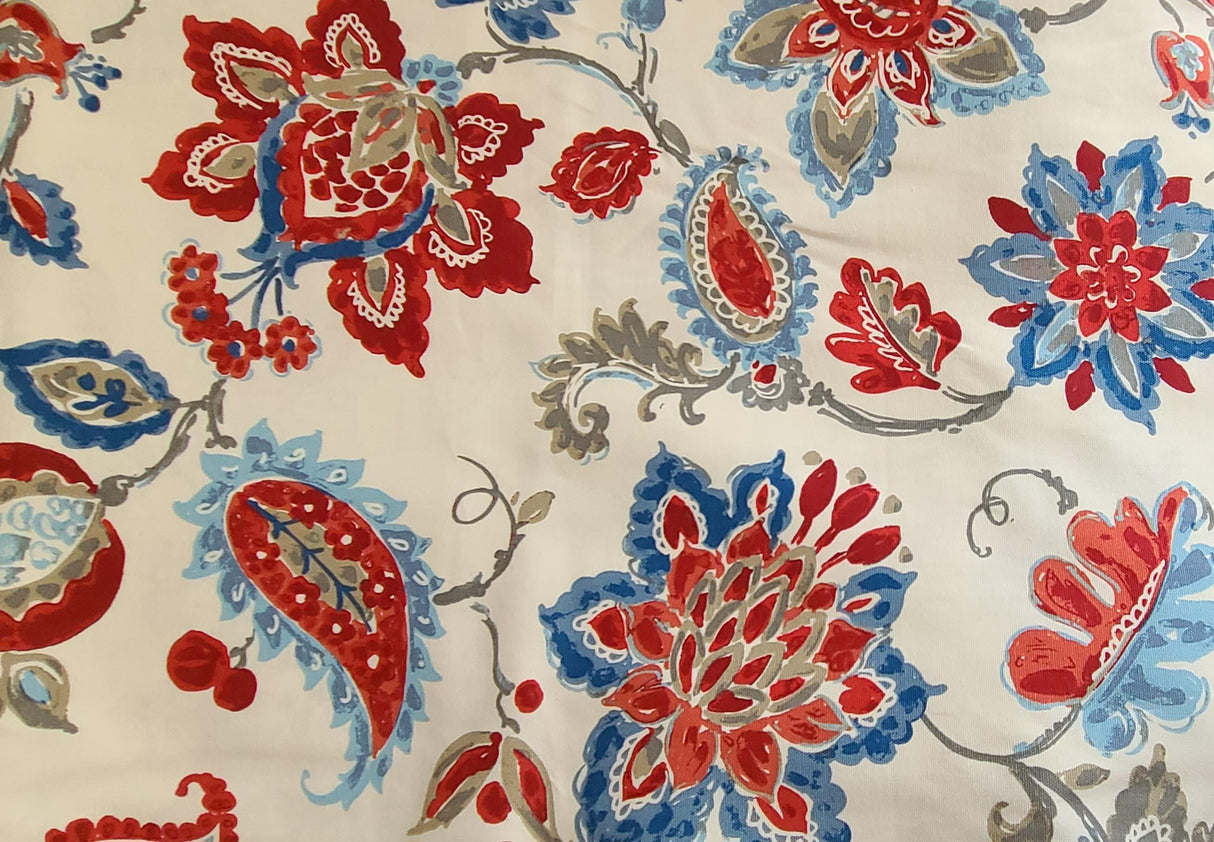 Cotton Canvas Fabric Bijoux Federal Jacobean Richloom