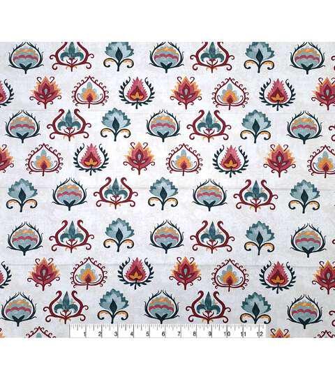 Cotton Canvas Big Spades on White 44" Wide