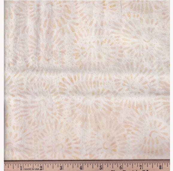Batik Cotton Bead Flowers 100% Cotton