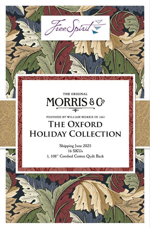 Quilting Cotton Lodden Crimson The Oxford Holiday Collection Free Spirit
