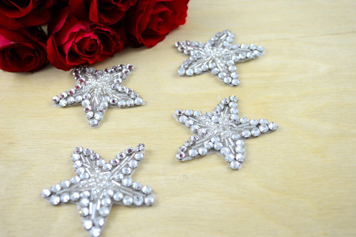 Rhinestone Star Patch Applique