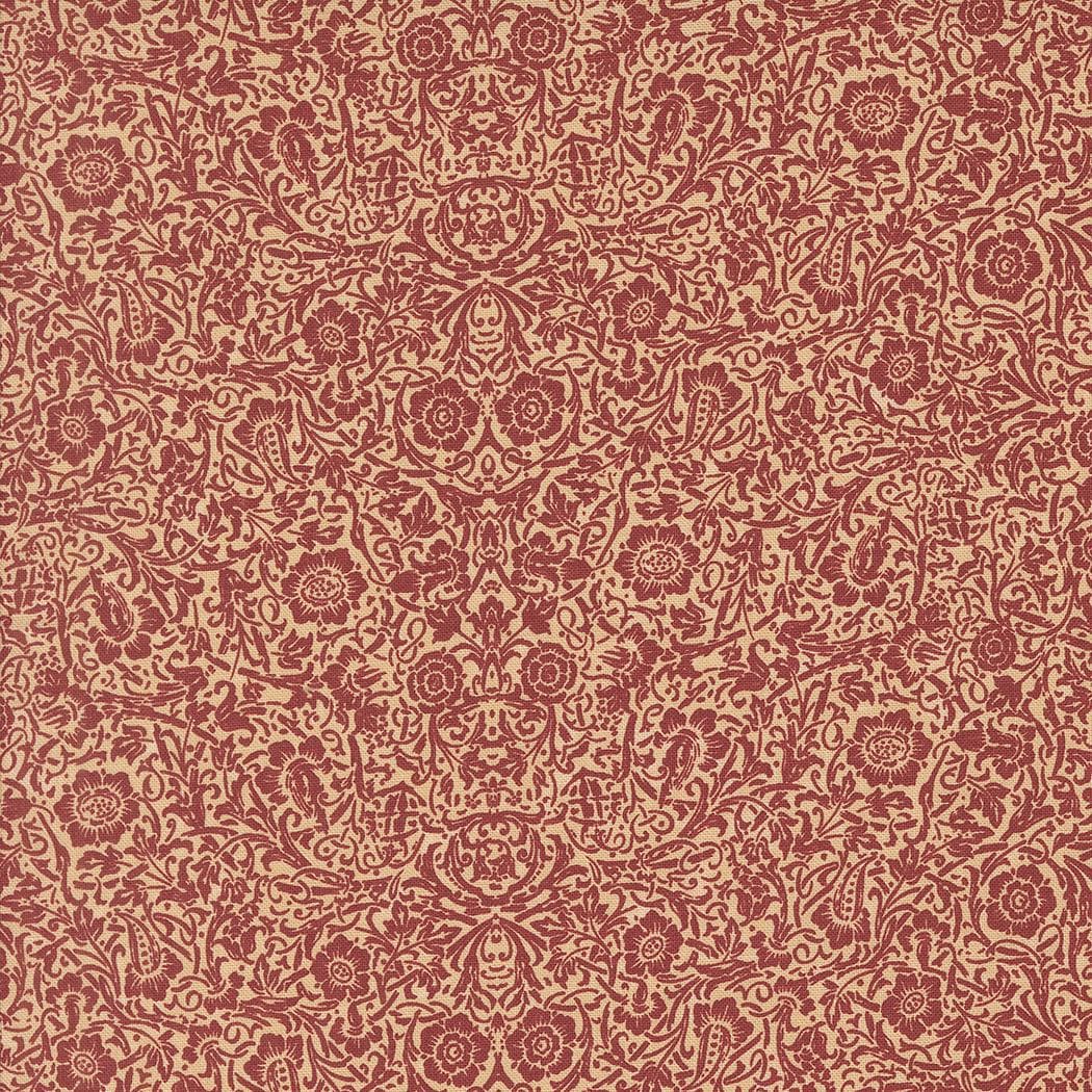 Quilting Cotton A Vintage Christmas Red Moda