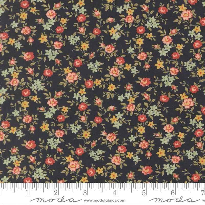 Quilting Cotton Ambiance Midnight Floral Moda