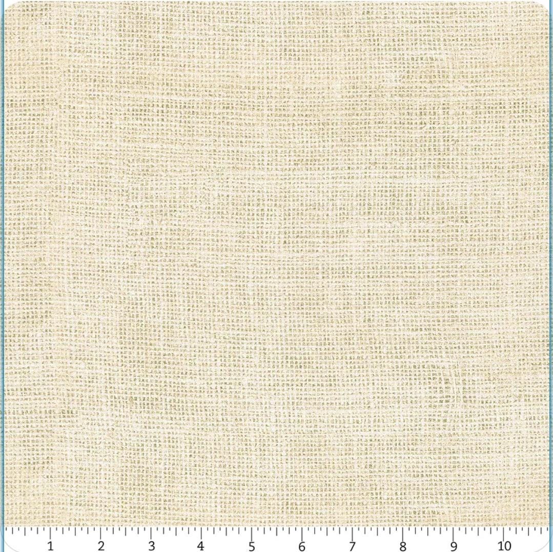 Quilting Cotton Burlap Texture Ecru Cream Timeless Treasures